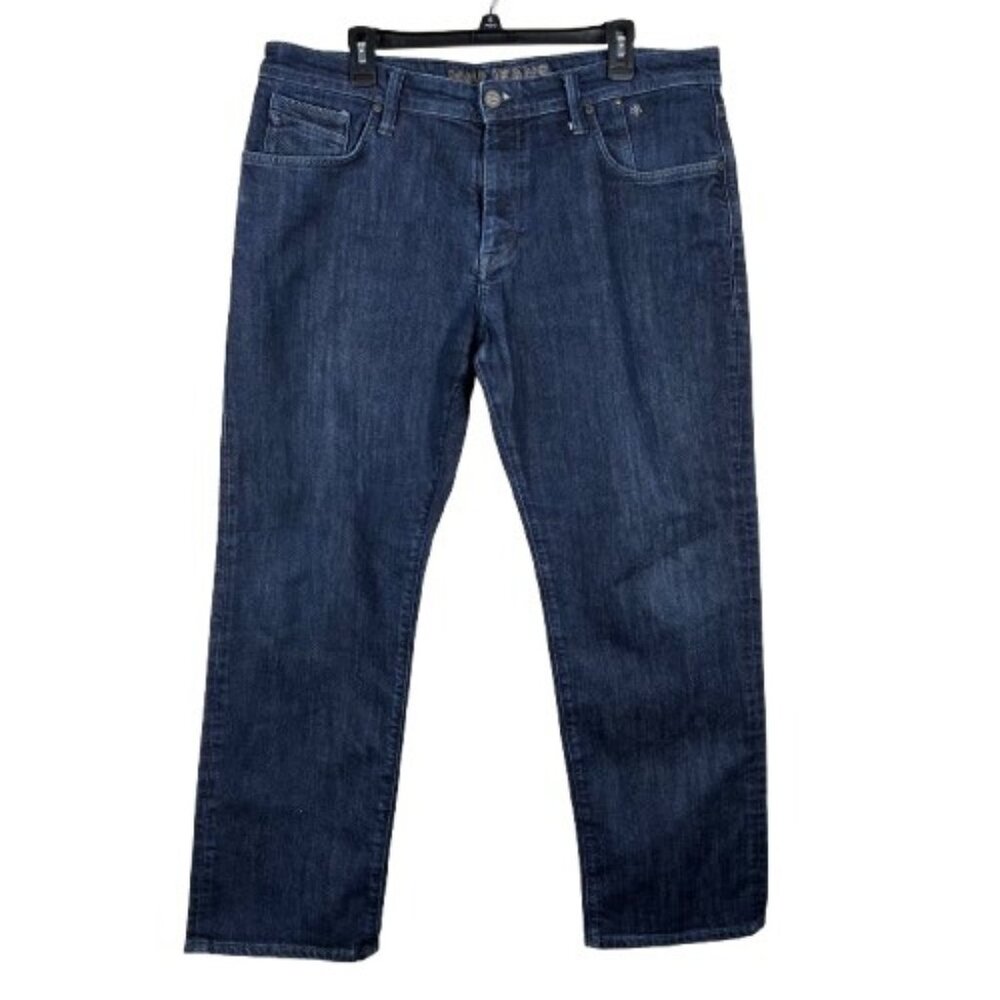 Mavi Jeans Myles Straight Leg Jeans Men’s Dark Wash Size 38 X 30 Streetwear